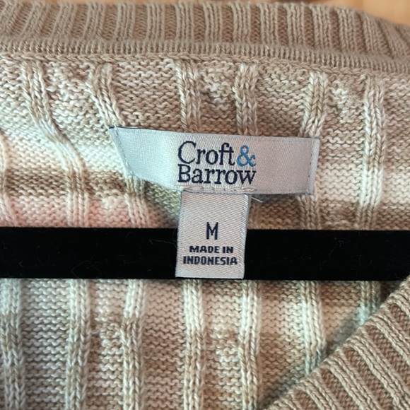 Croft & Barrow Stripes Size M - Picture 2 of 4